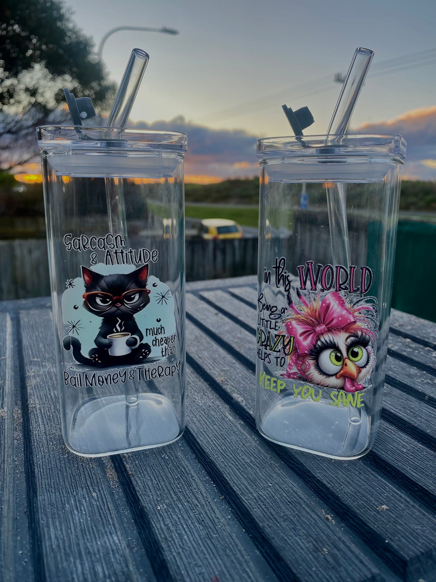 Pre-made customised tumblers