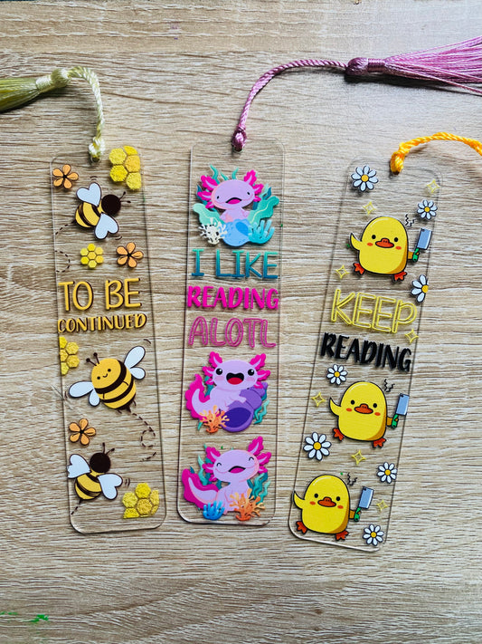 Acrylic Bookmarks